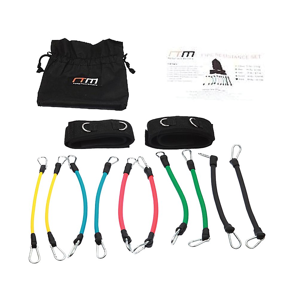 13 - Piece Leg Resistance Exercise Band Set - Crafty Golf