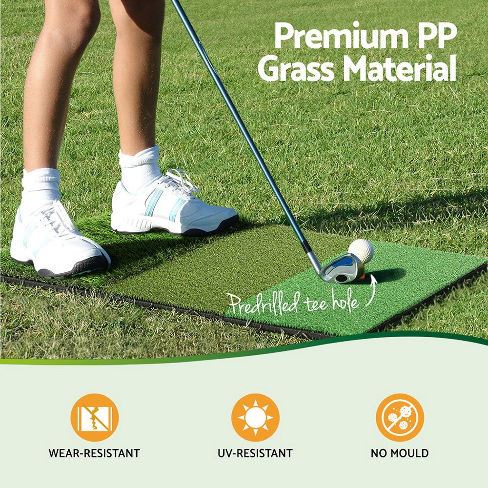 3 - in - 1 Golf Hitting Mat - Portable Driving Range Practice Aid - Crafty Golf