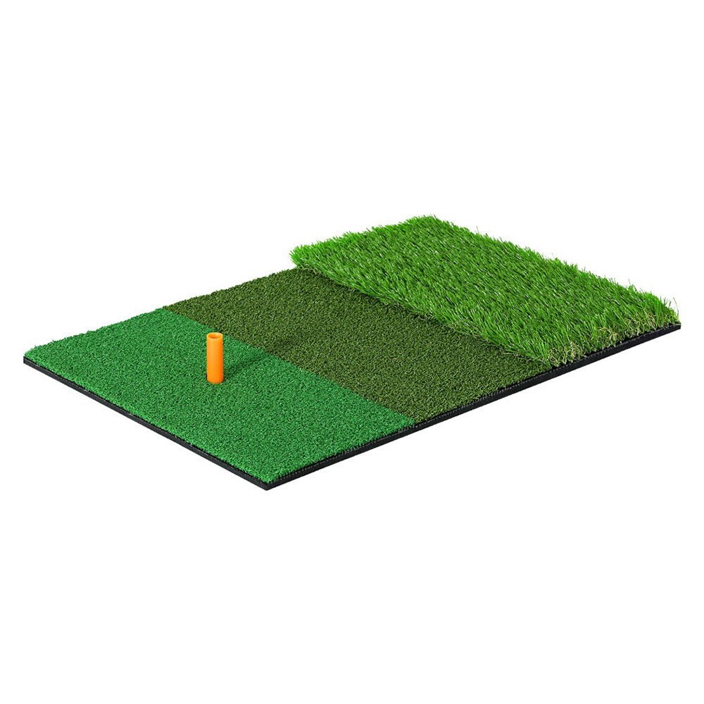 3 - in - 1 Golf Hitting Mat - Portable Driving Range Practice Aid - Crafty Golf