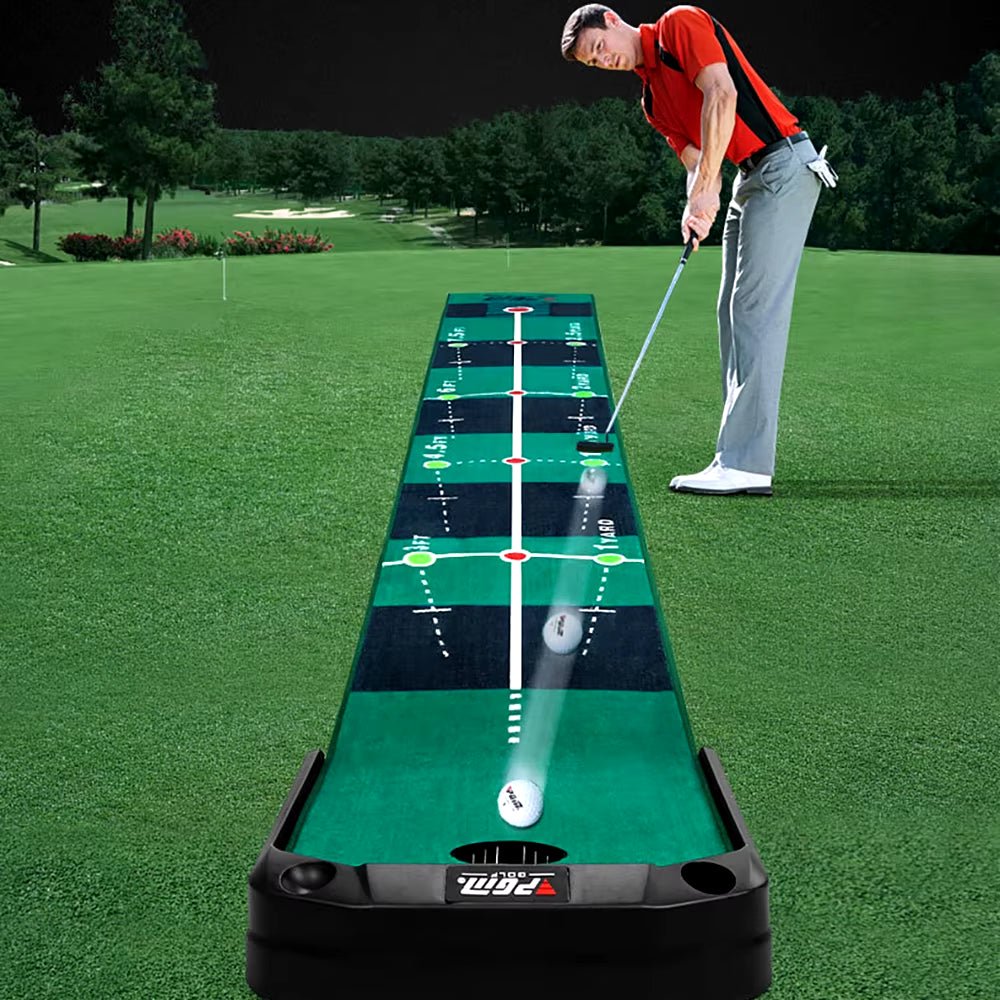 3M Indoor Putting Mat with Automatic Ball Return - Crafty Golf