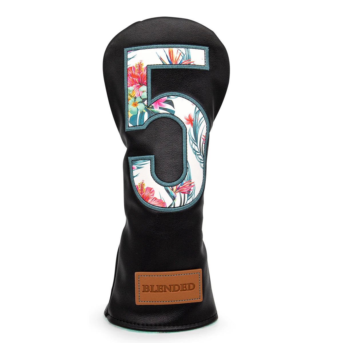 Black Hawaiian Summer Golf Head Covers - Crafty Golf