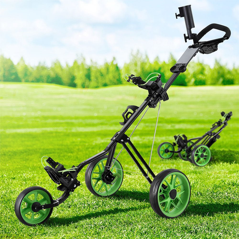 Everfit 3 Wheel Golf Buggy with Adjustable Height - Crafty Golf