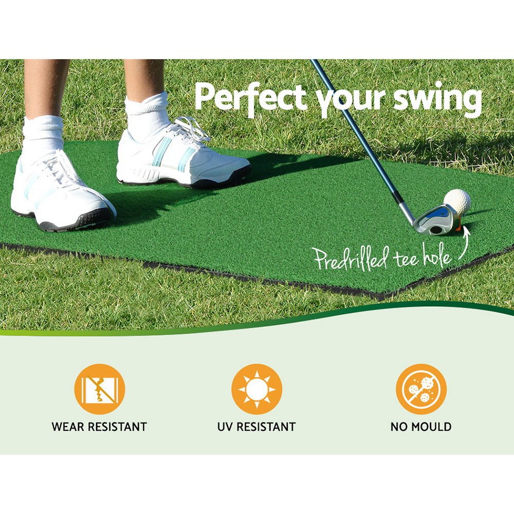 Everfit 3.5m Golf Practice Net with Driving Mat Training Aid Target Hitting - Crafty Golf