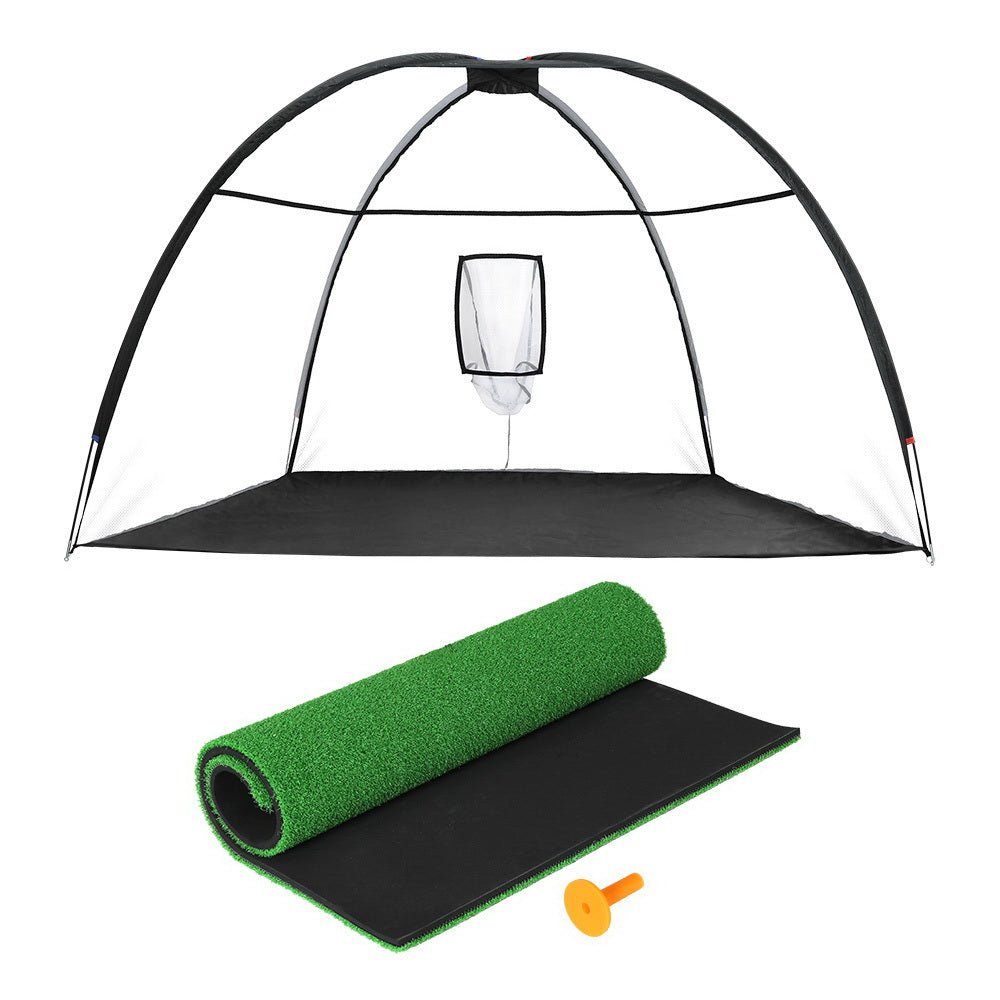 Everfit 3.5m Golf Practice Net with Driving Mat Training Aid Target Hitting - Crafty Golf