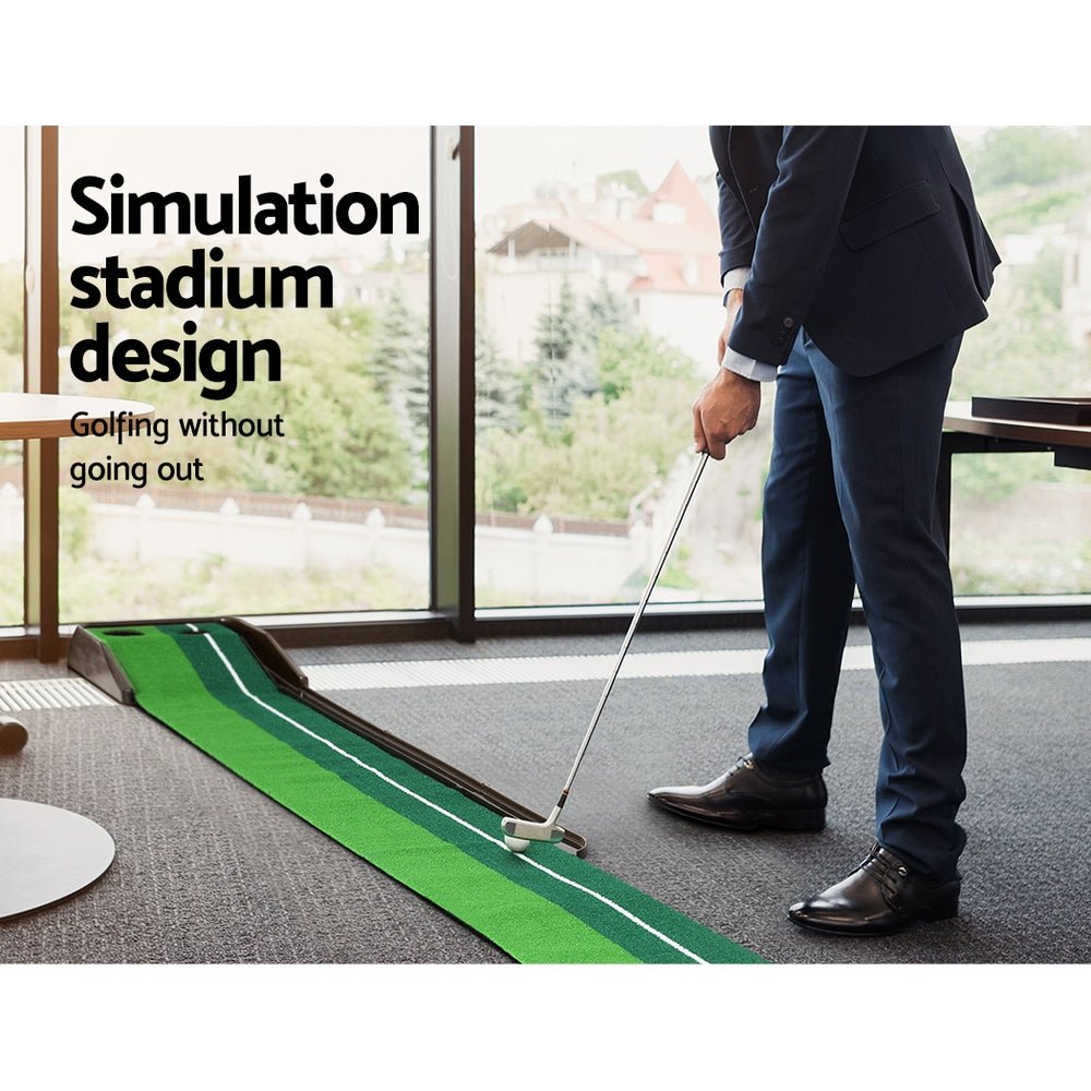 Everfit 3M Golf Putting Mat with Ball Return - Crafty Golf