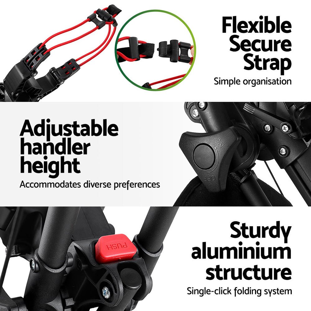 Everfit Foldable Push and Pull Golf Buggy - Crafty Golf
