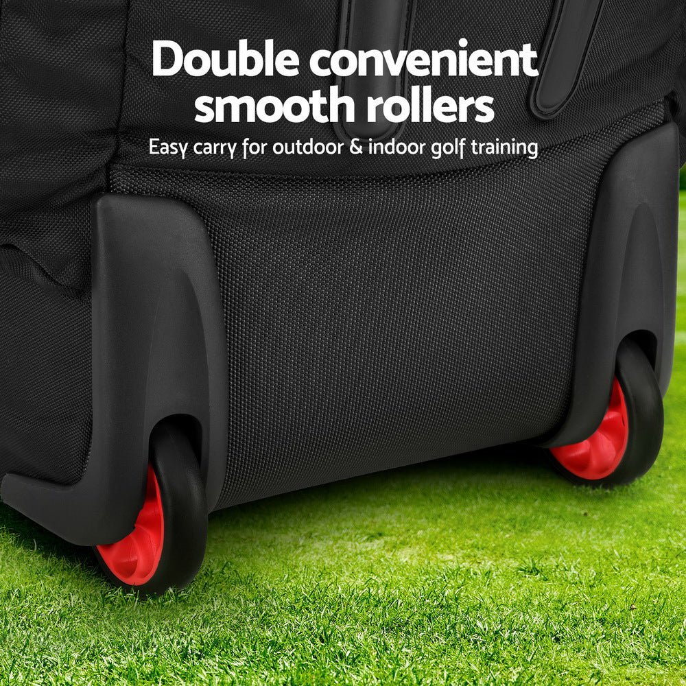 Everfit Golf Travel Bags - Semi - Hard Shell with Wheels - Crafty Golf