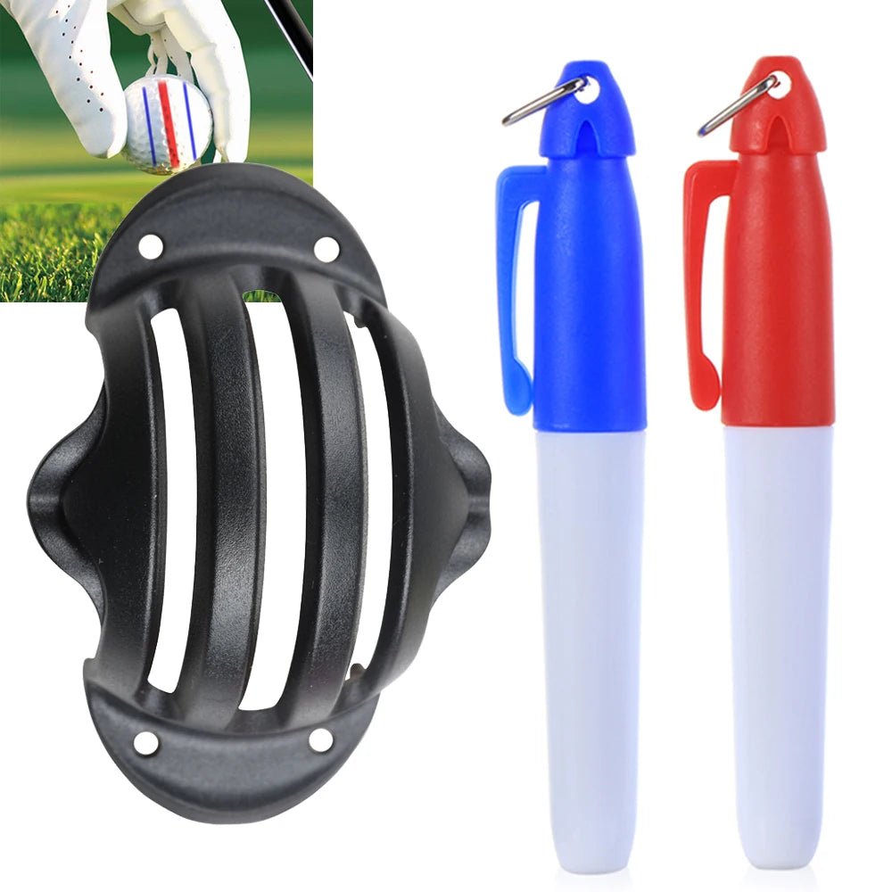 Golf Ball Line Marker With 2 Markers