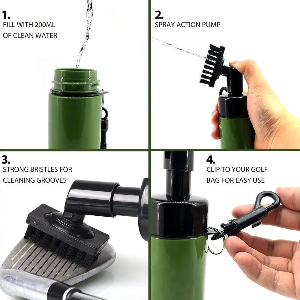 Golf Club Groove Cleaner Brush - Crafty Golf