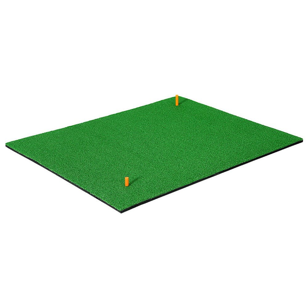 Golf Hitting Mat Portable Swing Training Aid 100x125cm - Crafty Golf