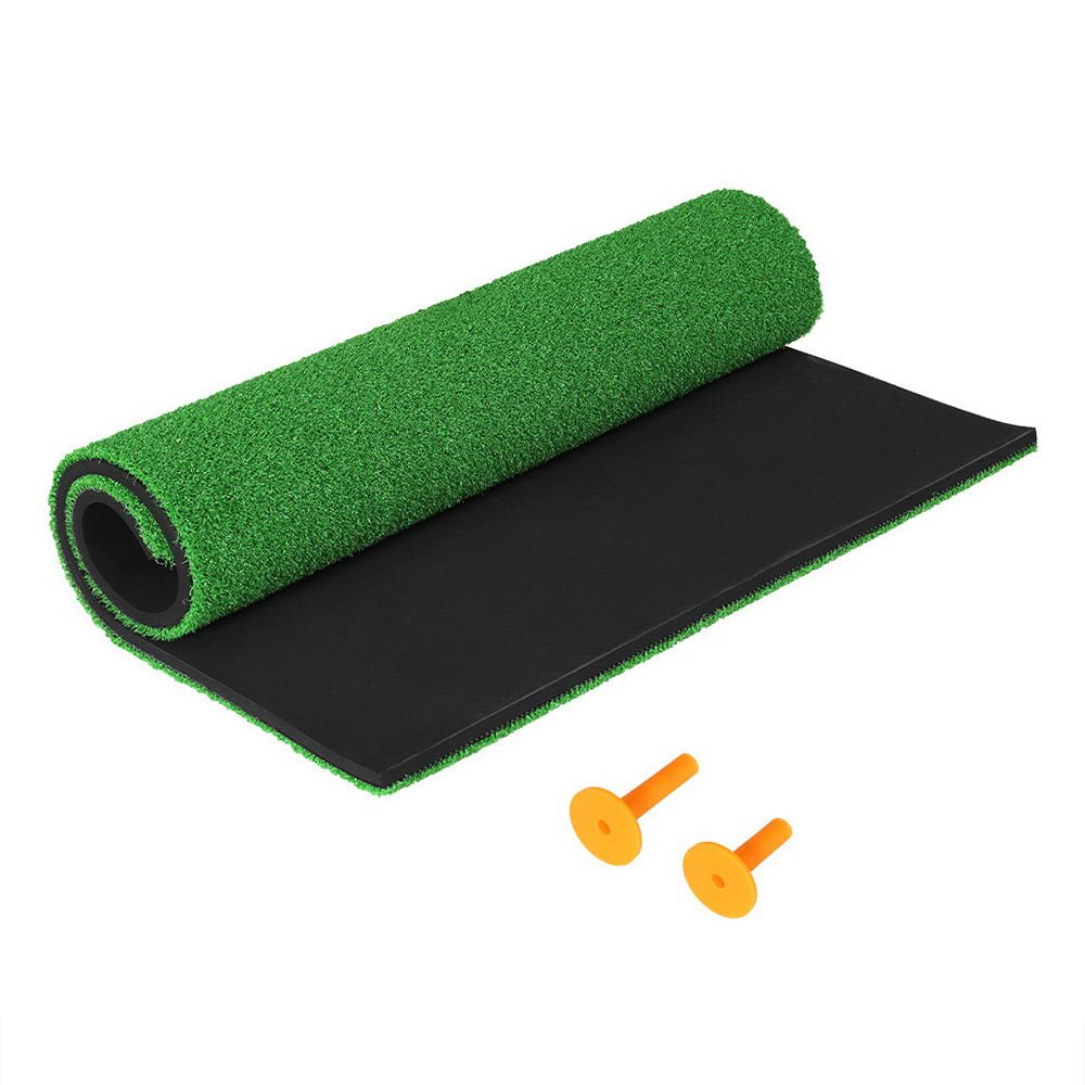 Golf Hitting Mat Portable Swing Training Aid 150x150cm - Crafty Golf