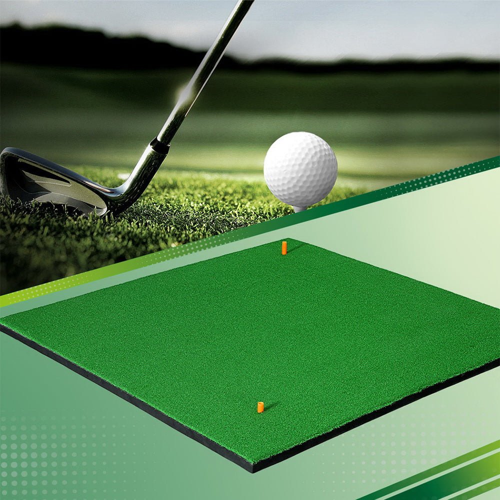 Golf Hitting Mat Portable Swing Training Aid 150x150cm - Crafty Golf
