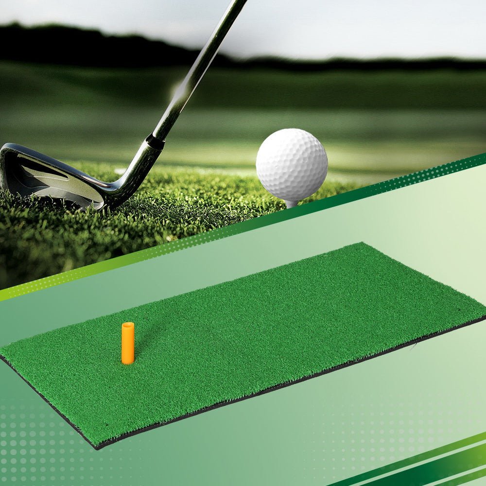 Golf Hitting Mat Portable Swing Training Aid 60x30cm - Crafty Golf