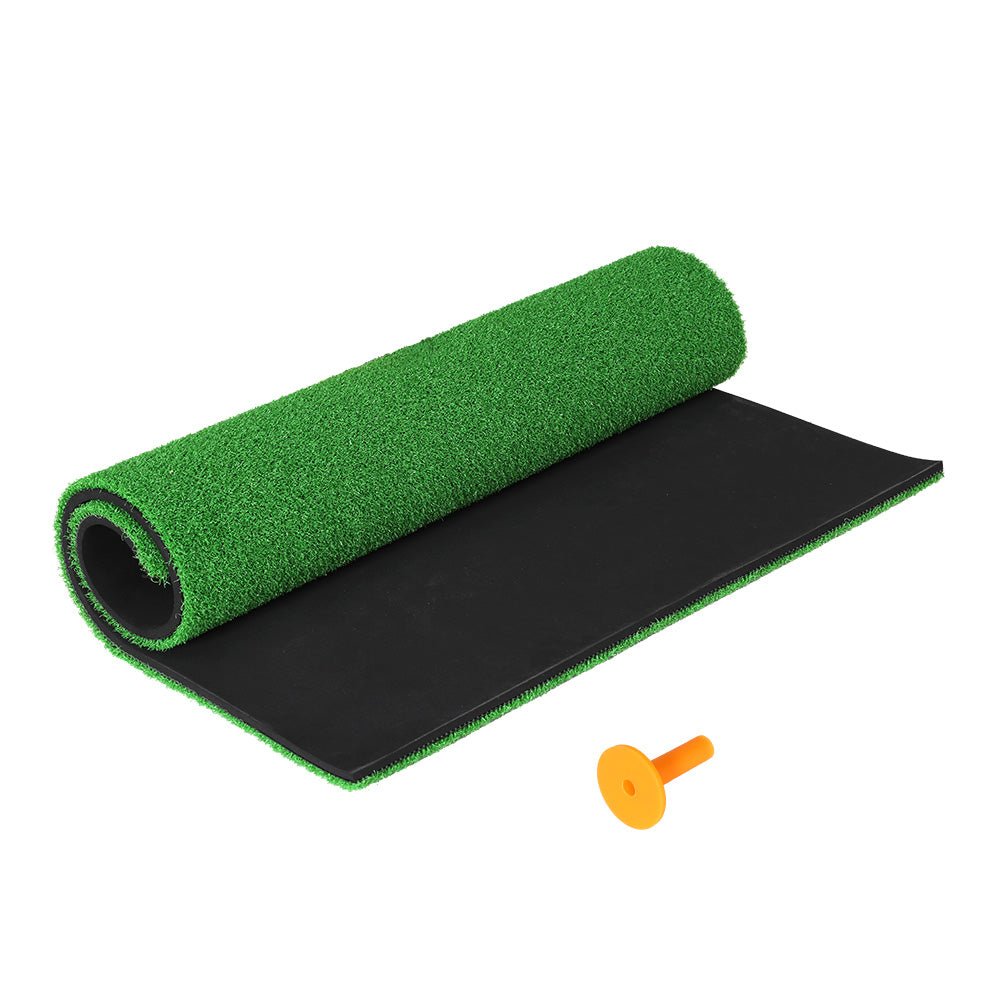 Golf Hitting Practice Mat Portable Training Aid 80x60cm - Crafty Golf