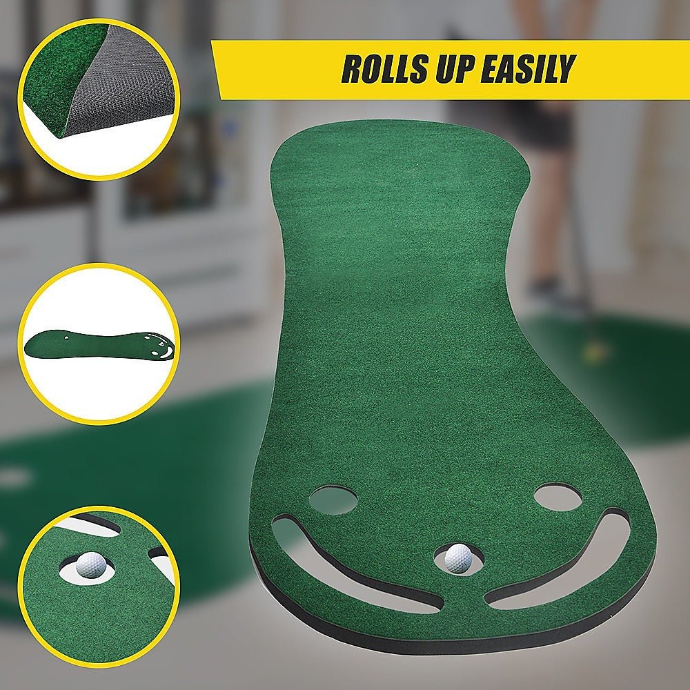 Golf Putting Green Par Three 95cm x 275cm - Crafty Golf