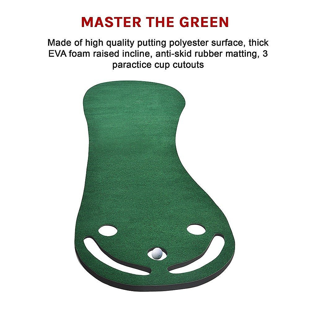 Golf Putting Green Par Three 95cm x 275cm - Crafty Golf