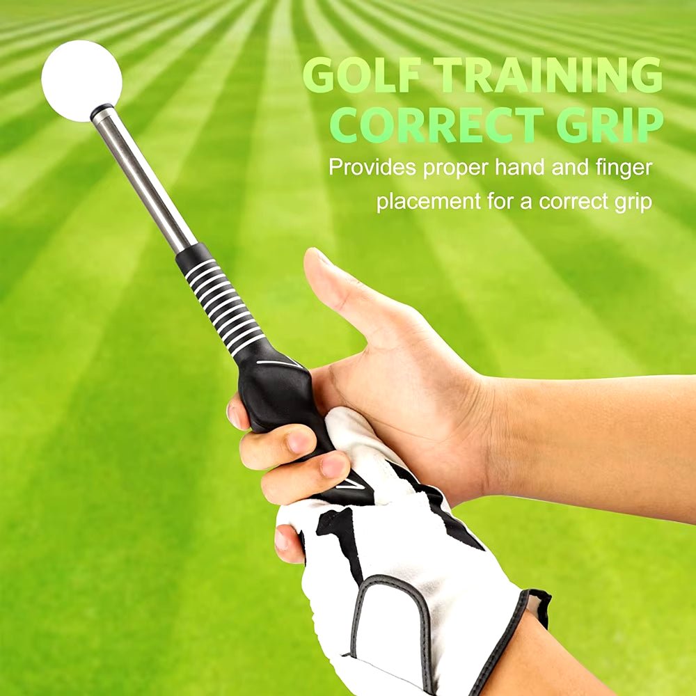 Golf Swing Trainer Golf Training Aids Stick Golf Practice Tools Balance Tempo Golf Swing Exerciser Golf Putting Exercises Sticks - Crafty Golf