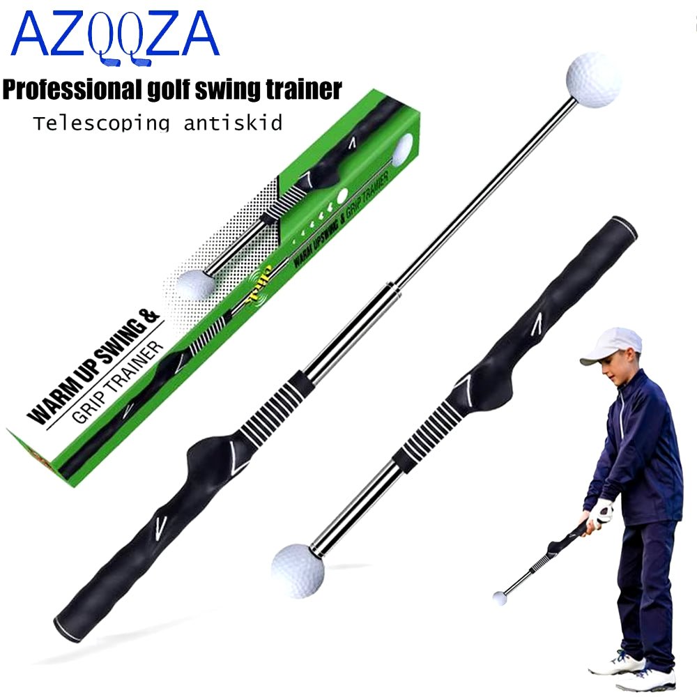 Golf Swing Trainer Golf Training Aids Stick Golf Practice Tools Balance Tempo Golf Swing Exerciser Golf Putting Exercises Sticks - Crafty Golf