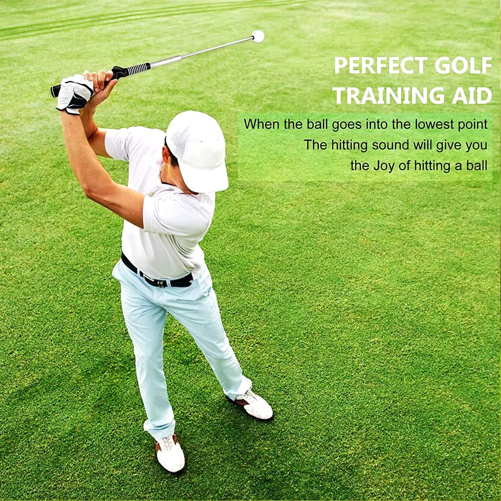 Golf Swing Trainer Golf Training Aids Stick Golf Practice Tools Balance Tempo Golf Swing Exerciser Golf Putting Exercises Sticks - Crafty Golf