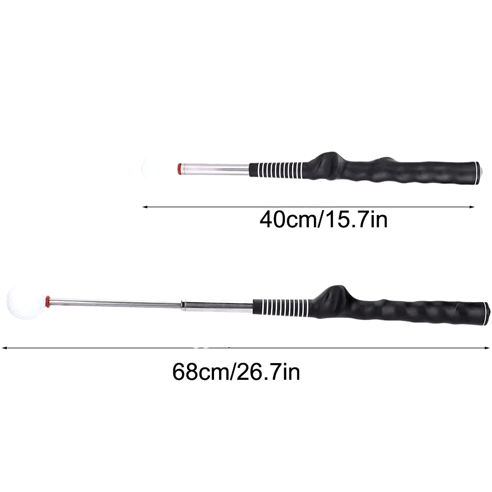 Golf Swing Trainer Golf Training Aids Stick Golf Practice Tools Balance Tempo Golf Swing Exerciser Golf Putting Exercises Sticks - Crafty Golf