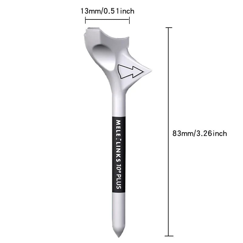 Golf Tees 10° Diagonal Insert - Enhanced Performance - Crafty Golf