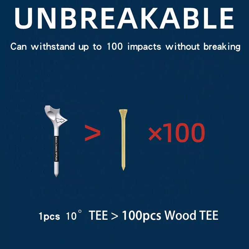 Golf Tees 10° Diagonal Insert - Enhanced Performance - Crafty Golf