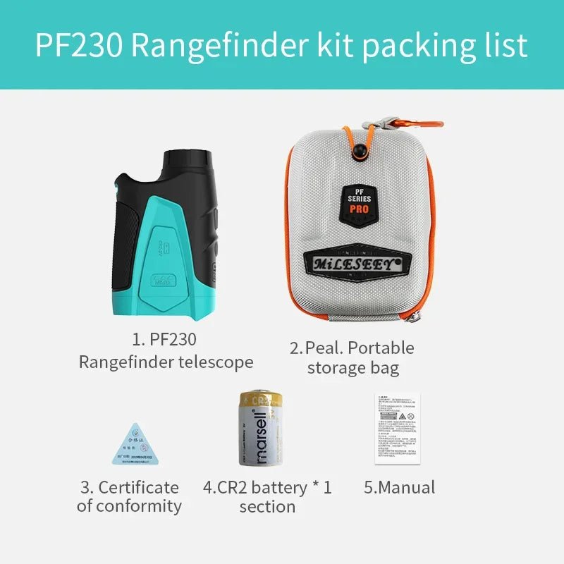 Mileseey Range Finder - 600M - Crafty Golf