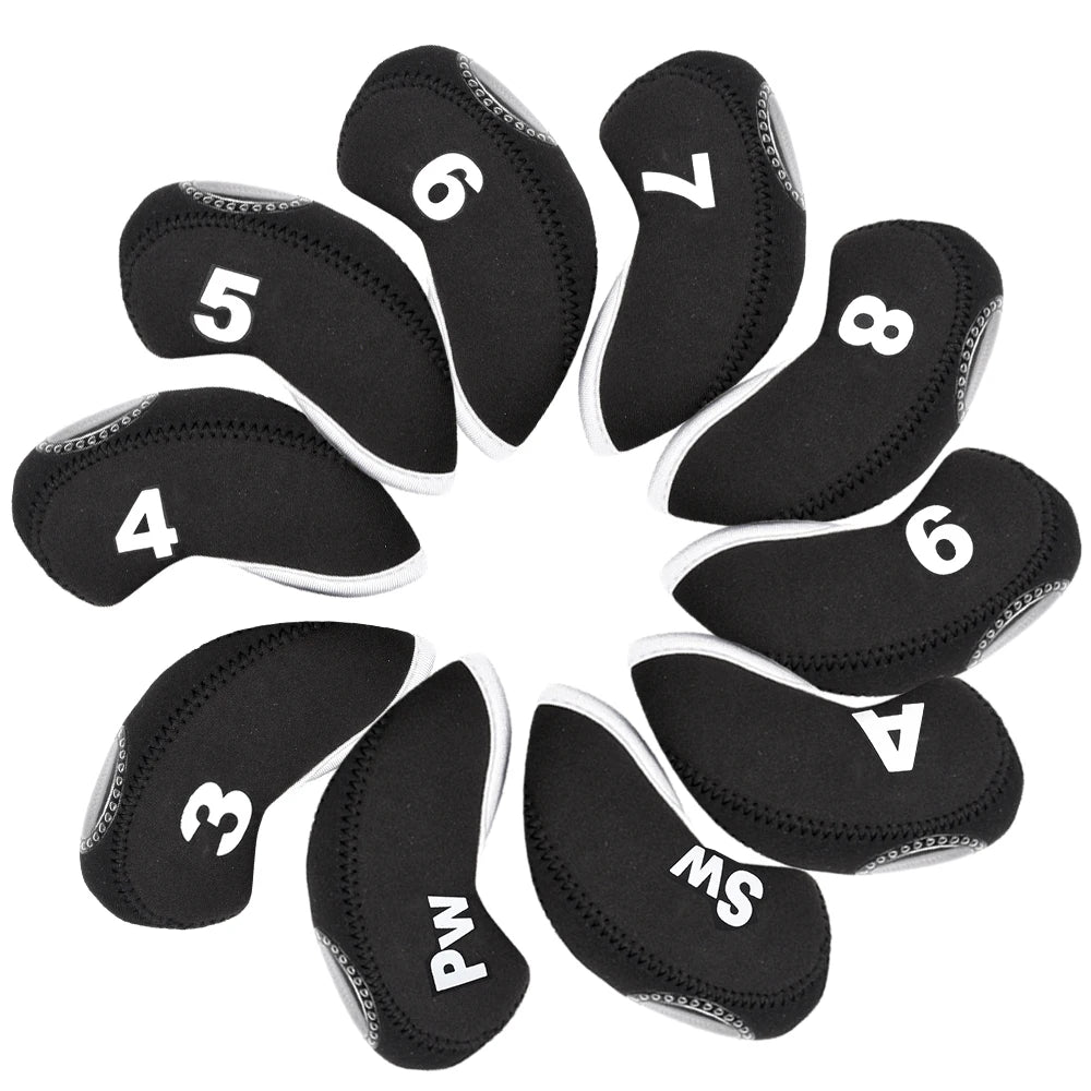 Neoprene Iron Covers - 10 Pieces - Crafty Golf