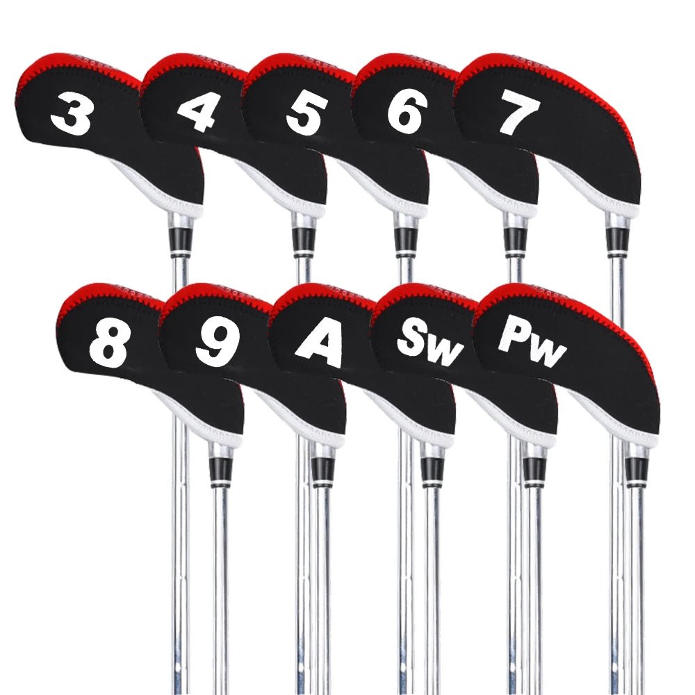 Neoprene Iron Covers - 10 Pieces - Crafty Golf