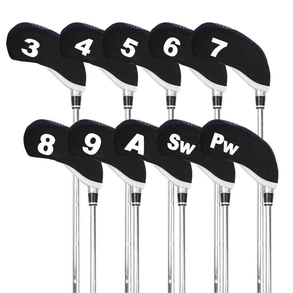 Neoprene Iron Covers - 10 Pieces - Crafty Golf