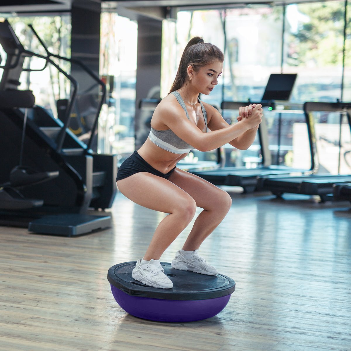 Powertrain Fitness Balance Ball Trainer - Purple - Crafty Golf