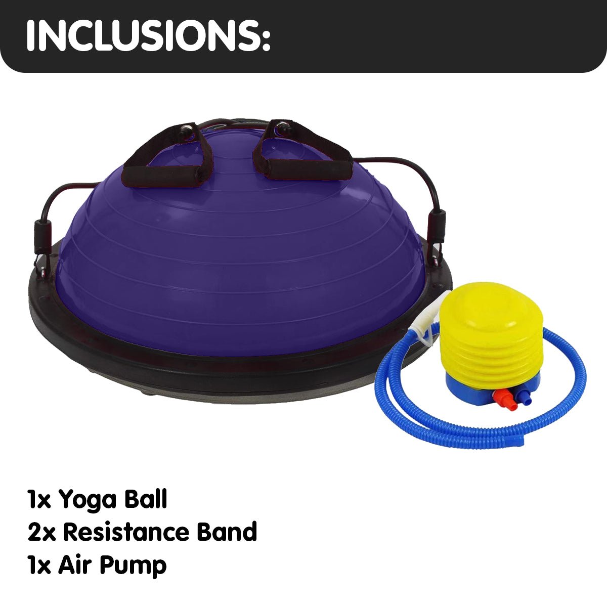 Powertrain Fitness Balance Ball Trainer - Purple - Crafty Golf