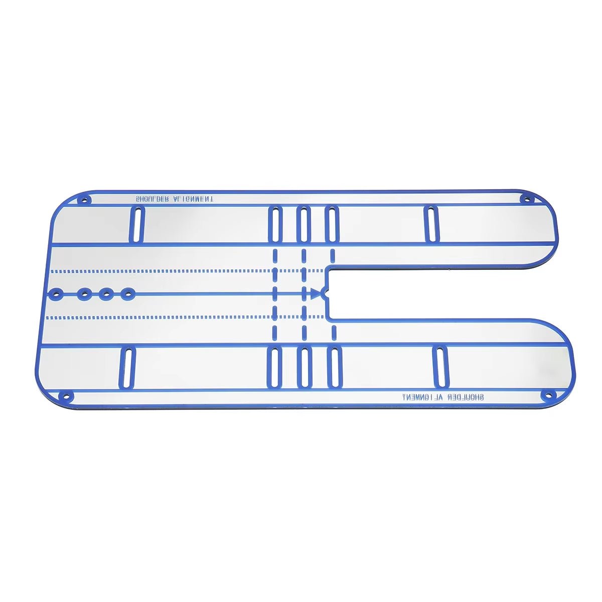 Premium Electric Blue Putting Mirror - Crafty Golf
