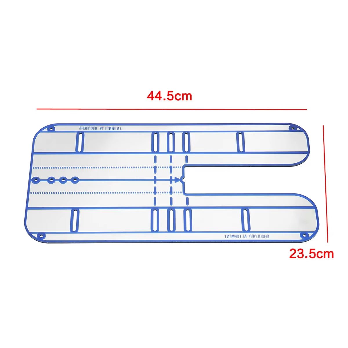 Premium Electric Blue Putting Mirror - Crafty Golf