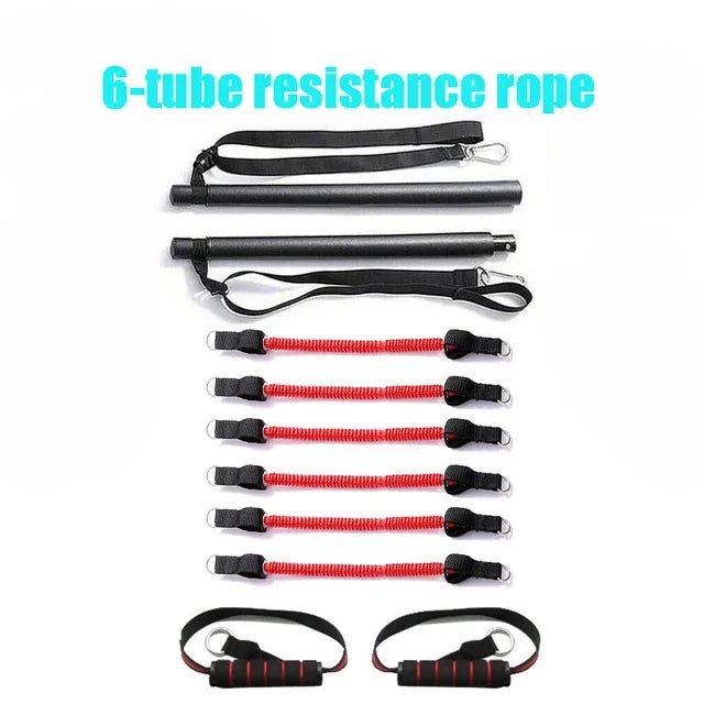 Resistance Bands with Pilates Stick - Crafty Golf