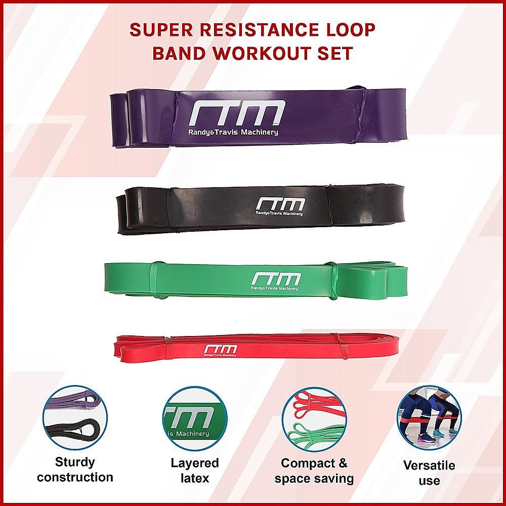Resistance Loop Band Workout Set - Crafty Golf