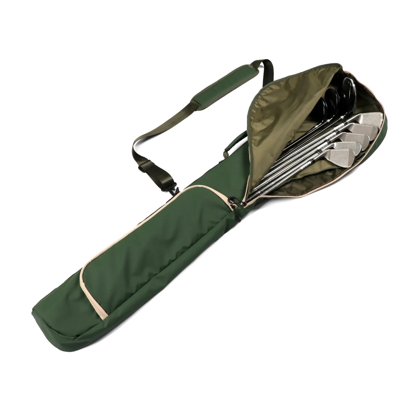 Tourbon Outdoor Nylon Golf Clubs Carry Bag – Lightweight Sunday Bag - Crafty Golf