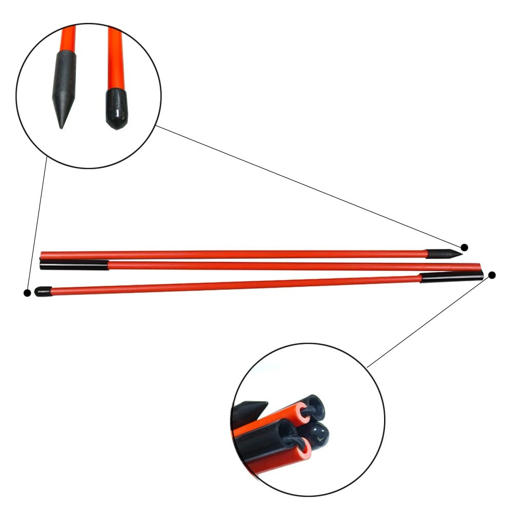 Tri - Fold Alignment Sticks - Crafty Golf