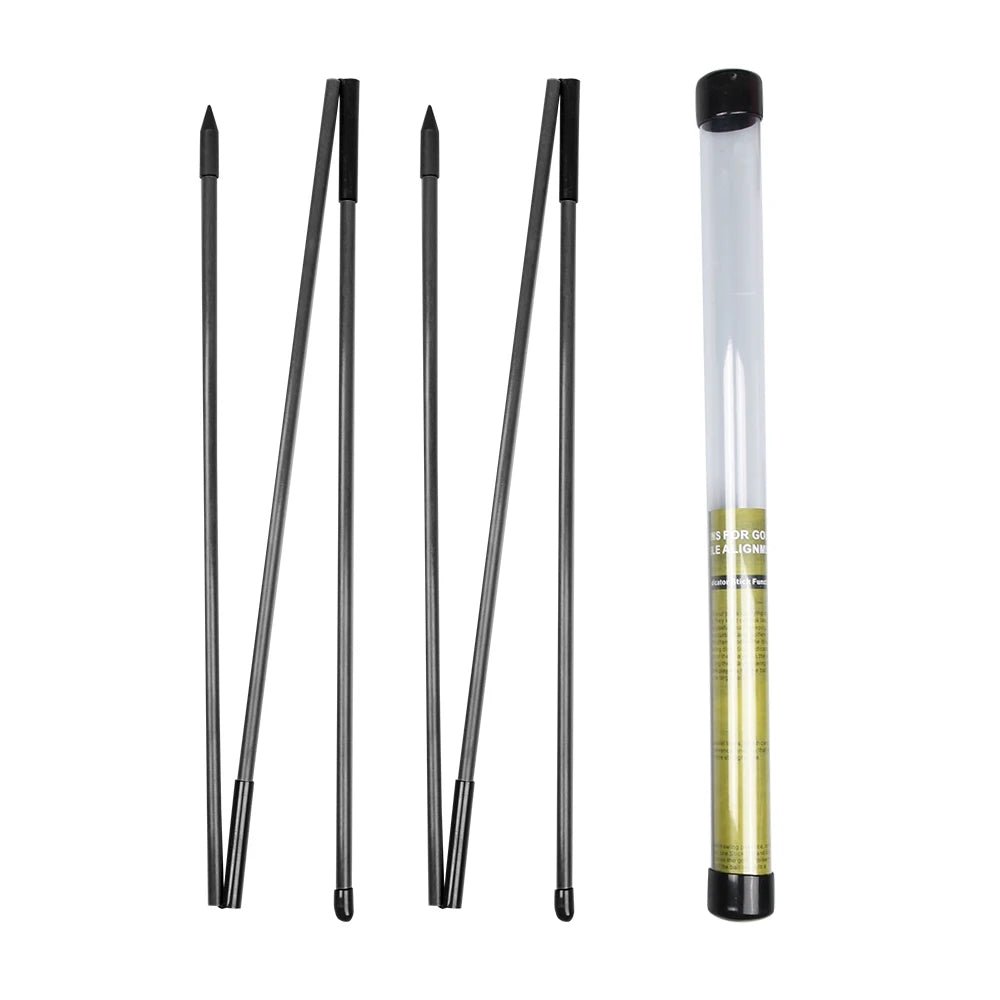 Tri - Fold Alignment Sticks - Crafty Golf