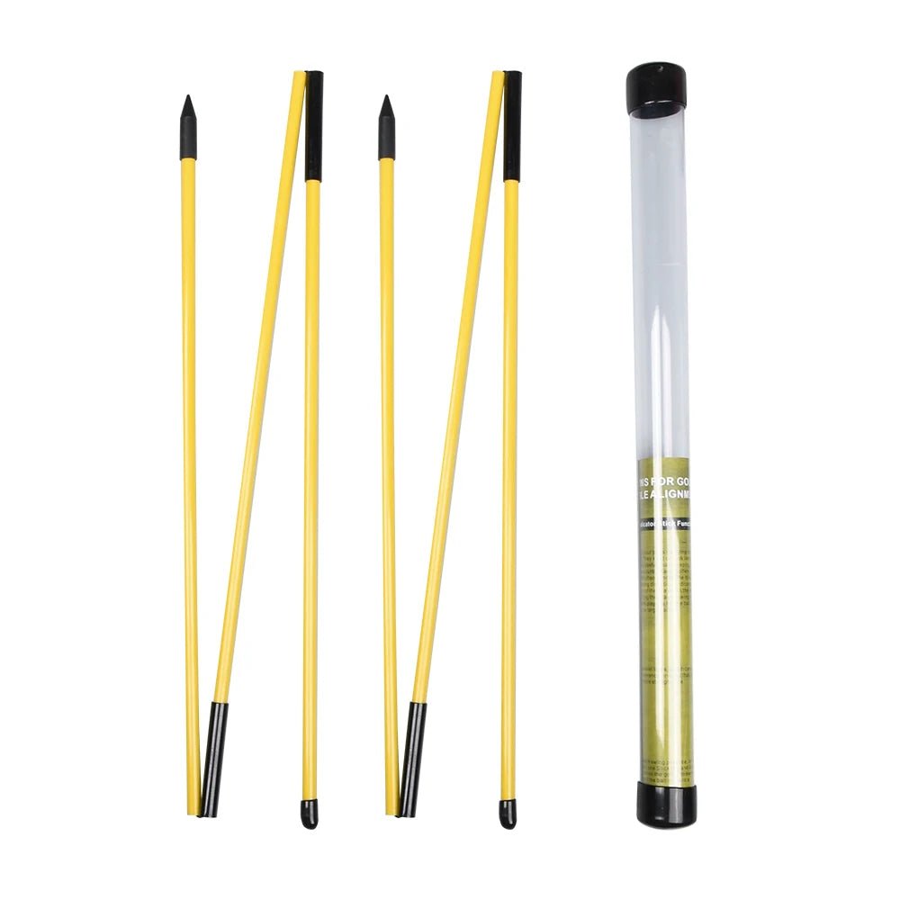 Tri - Fold Alignment Sticks - Crafty Golf
