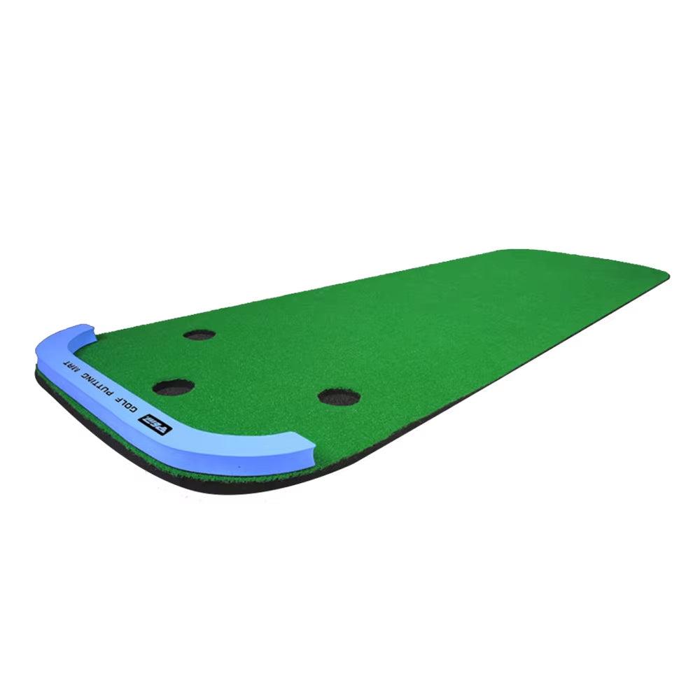 True Roll Indoor Portable Golf Putting Green with Slope - Crafty Golf