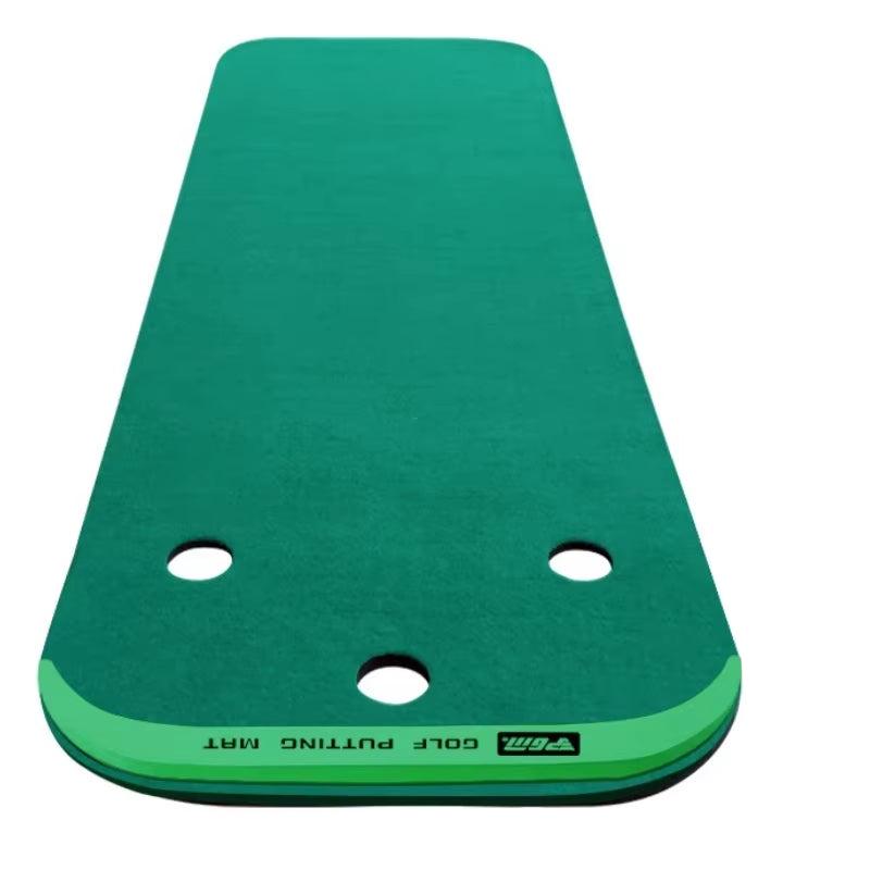 True Roll Indoor Portable Golf Putting Green with Slope - Crafty Golf