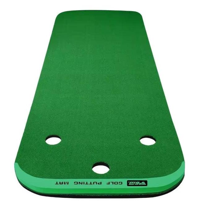 True Roll Indoor Portable Golf Putting Green with Slope - Crafty Golf