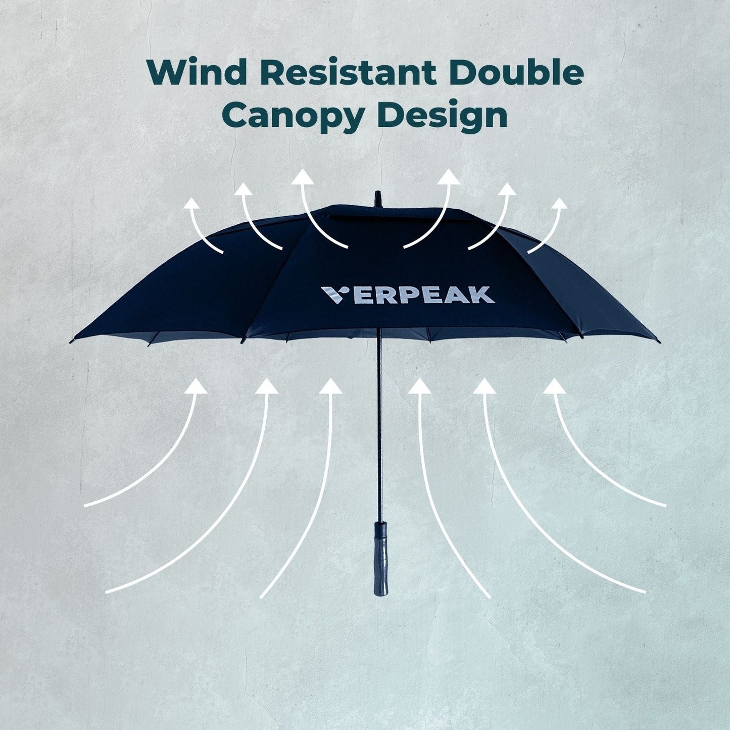 Verpeak Golf Umbrella 62" - Blue - Crafty Golf