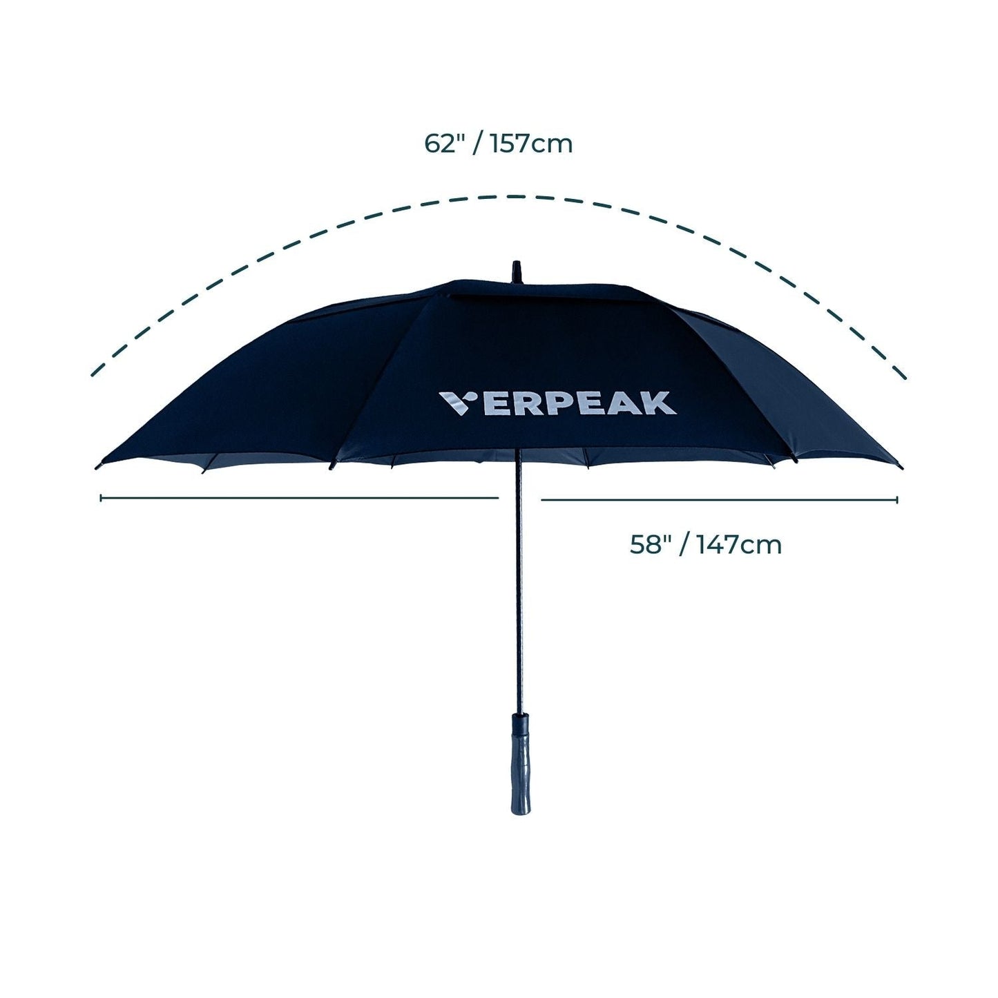 Verpeak Golf Umbrella 62" - Blue - Crafty Golf