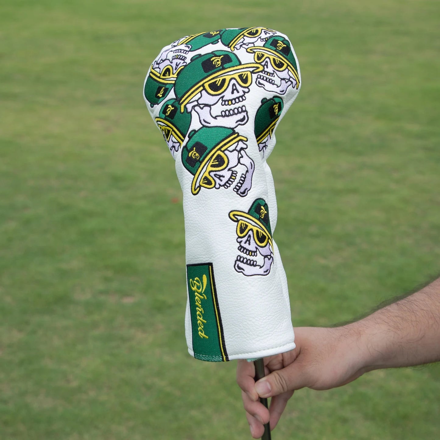 White Sk - ull Golf Head Covers - Crafty Golf