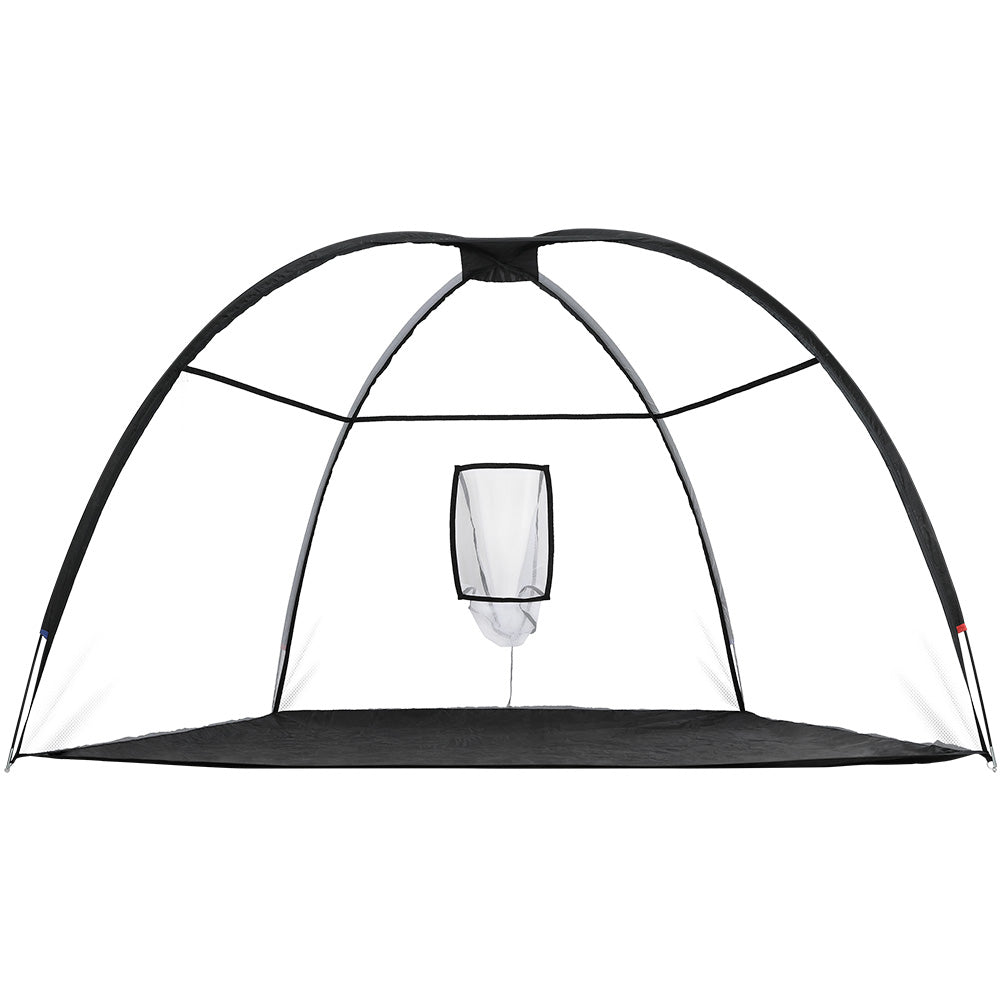 Everfit 3.5m Golf Practice Net Portable Training Aid Driving Target Tent Black - Crafty Golf