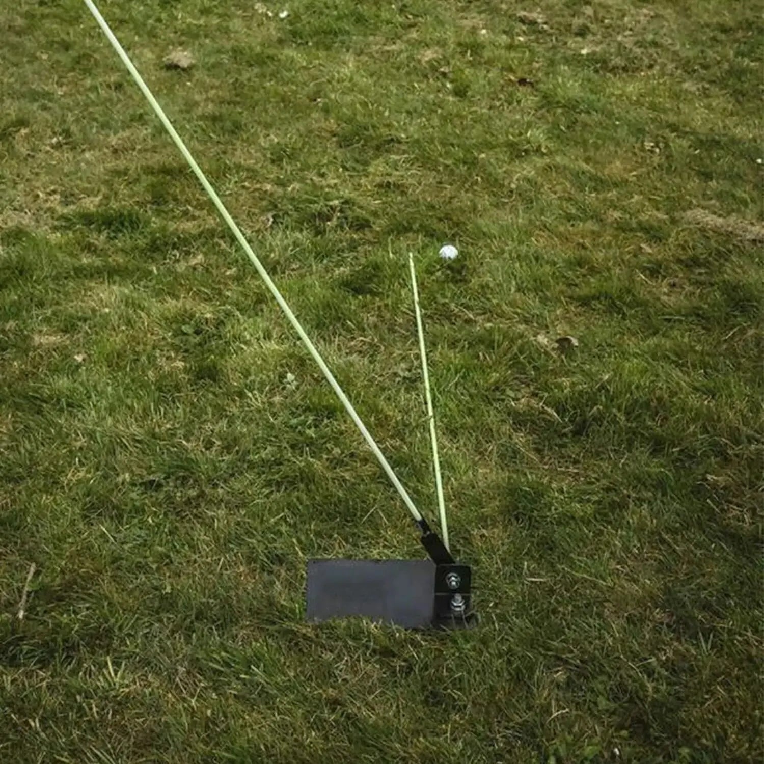 Golf Alignment Stick Holder Swing Practice Plate Plane Trainer - Crafty Golf