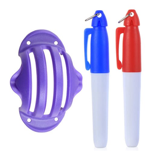Golf Ball Line Marker With 2 Markers
