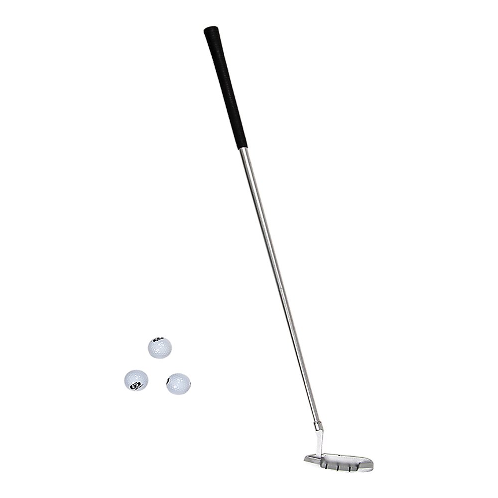 Indoor Practice Putting Green 2.5m Mat Inclined Ball Return Fake Grass 2 Holes - Crafty Golf